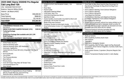 2025 GMC Sierra 3500 HD Pro