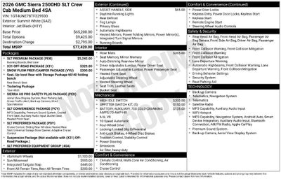 2026 GMC Sierra 2500 HD SLT