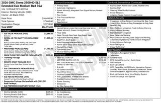 2026 GMC Sierra 2500 HD SLE