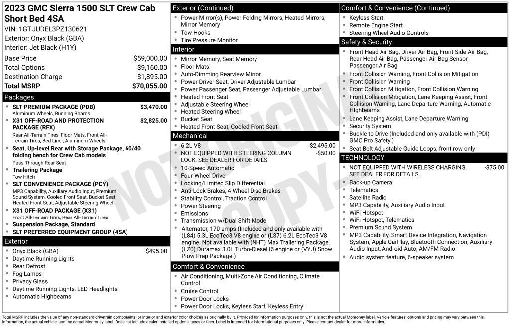 2023 GMC Sierra 1500 SLT