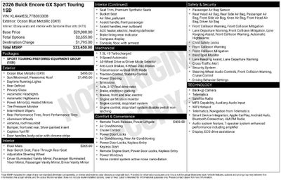 2026 Buick Encore GX Sport Touring