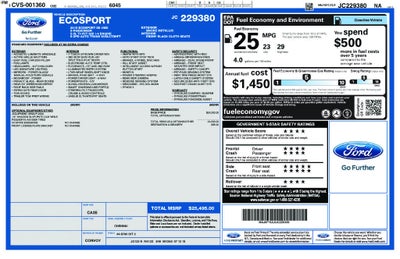 2018 Ford EcoSport SE
