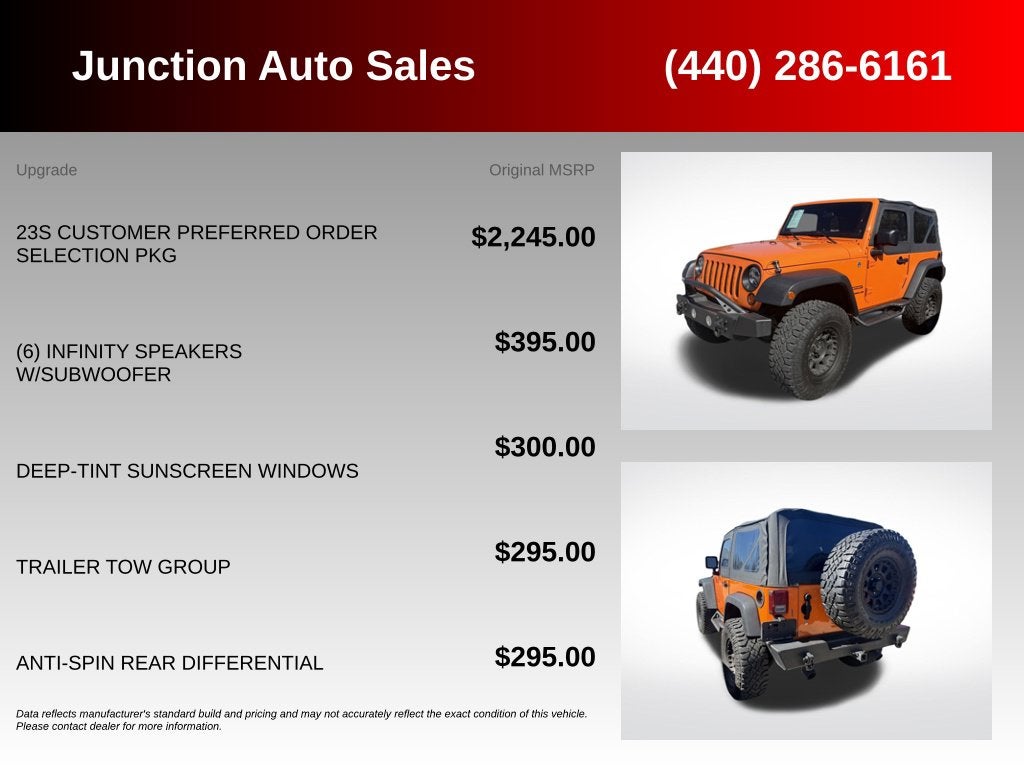 2012 Jeep Wrangler Sport