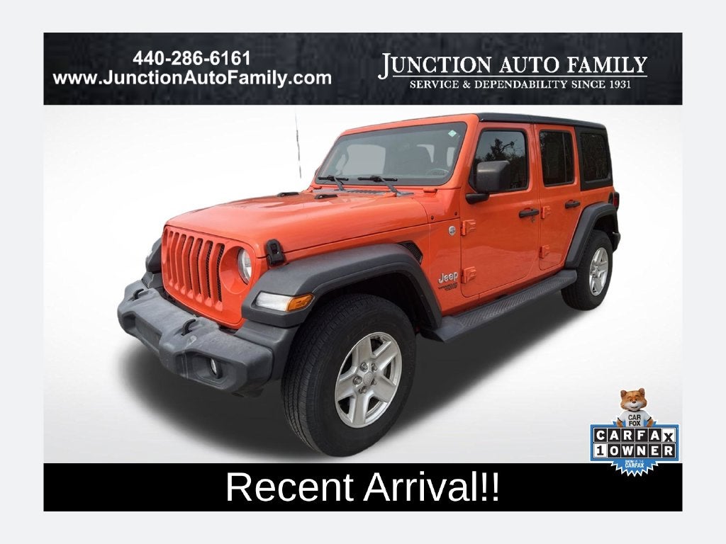 2018 Jeep Wrangler Unlimited Sport S 4x4