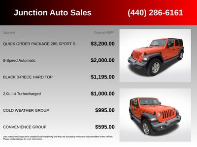 2018 Jeep Wrangler Unlimited Sport S 4x4