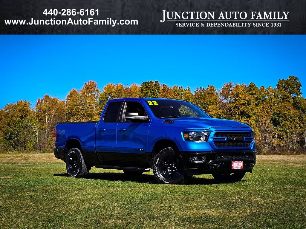 2022 RAM 1500 Big Horn Quad Cab 4x4 6'4' Box