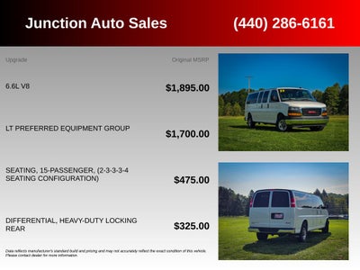 2025 GMC Savana Passenger RWD 3500 Extended Wheelbase LT