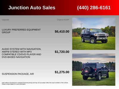 2008 Hummer H2 SUV Base