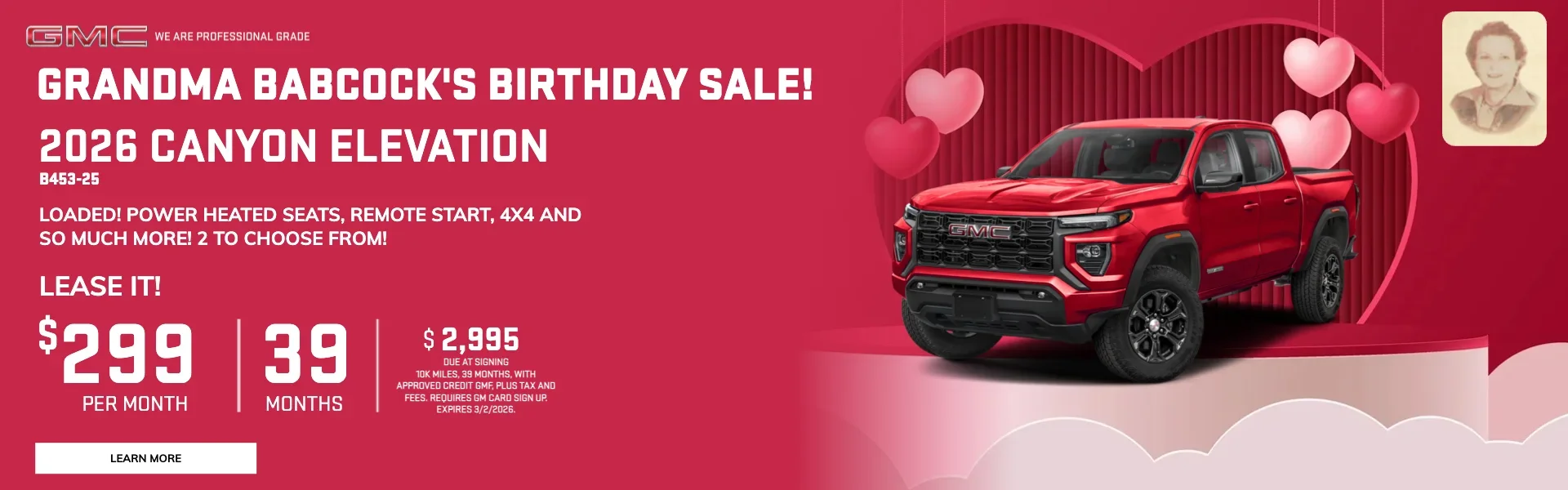 2026 Canyon Elevation