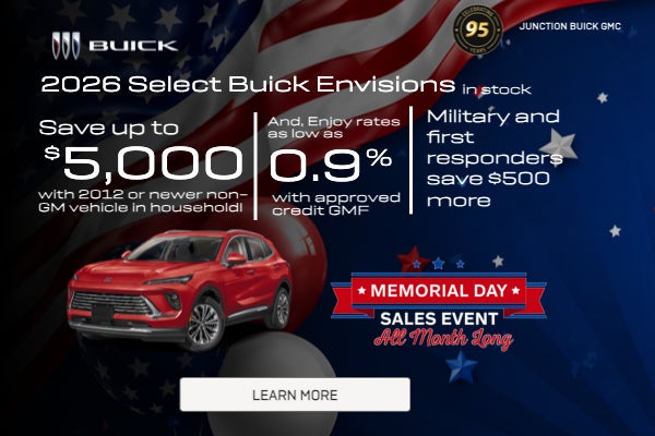 2026 Select Buick Envisions In stock! 