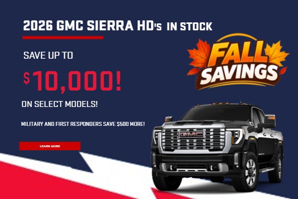 2026 GMC SIERRA HD'S