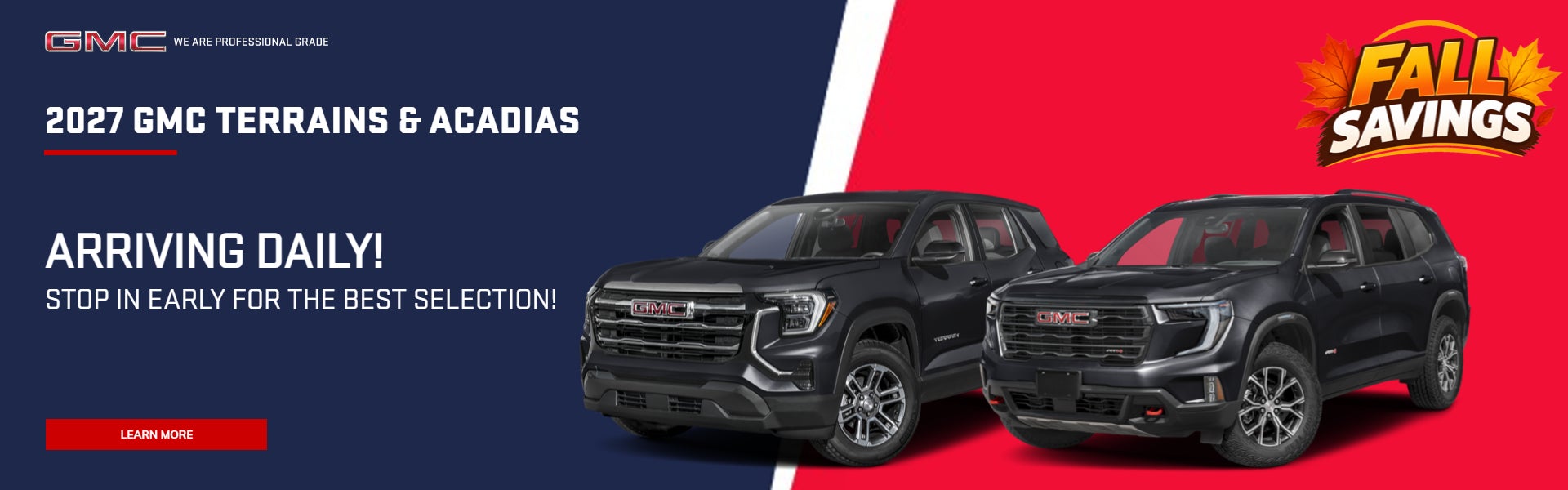 2027 GMC TERRAIN AND ACADIAS