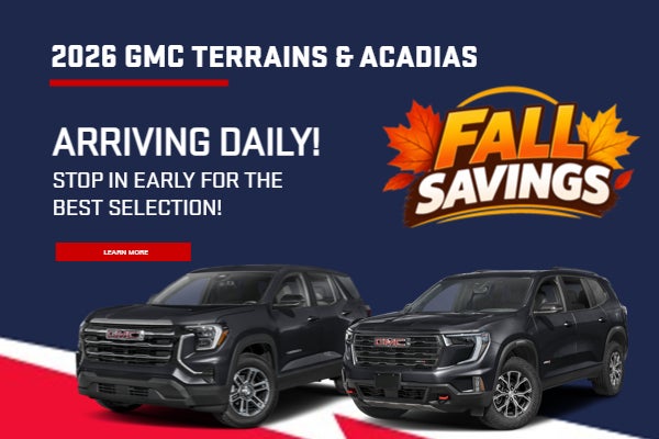 2027 GMC TERRAIN AND ACADIAS