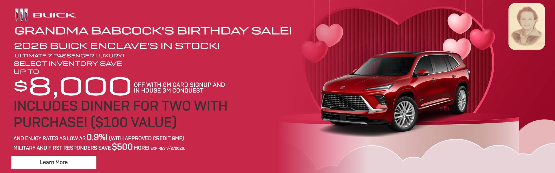 2026 Buick Enclave's In Stock!