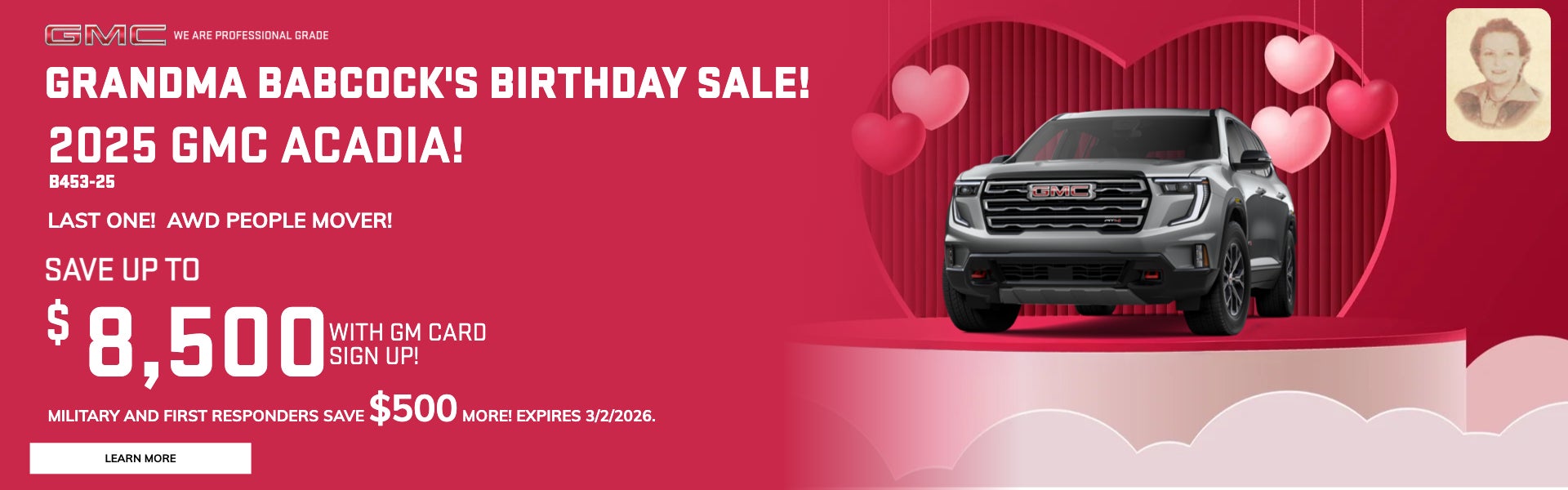 2025 GMC Acadia! B453-25